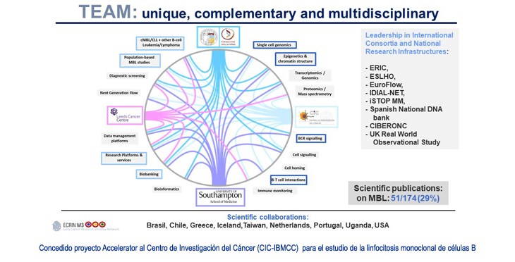 Concedido proyecto Accelerator al Centro de Investigación del Cáncer (CIC-IBMCC) para el estudio de la linfocitosis monoclonal de células B