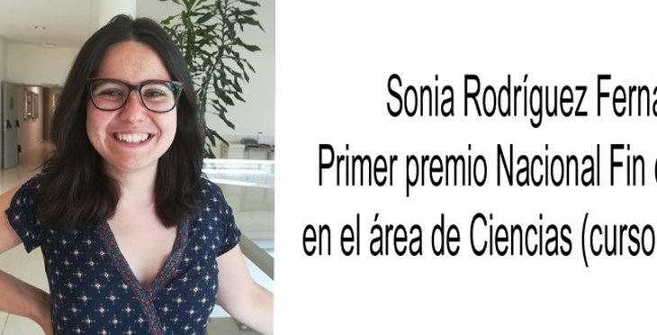 Sonia Rodríguez Fernández recibe el 