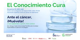 El ejercicio físico, protagonista de la charla  “Ante el cáncer, ¡muévete!”