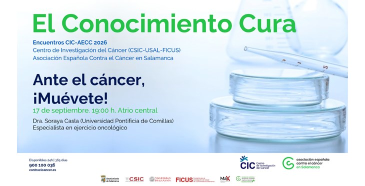 El ejercicio físico, protagonista de la charla  “Ante el cáncer, ¡muévete!”