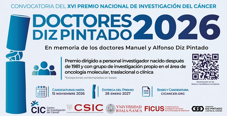 Bases del XVI Premio Nacional de Investigación en Cáncer Doctores Diz Pintado